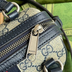 Gucci Ophidia 16.5 Bag Black Ebony Canvas Leather 240092
