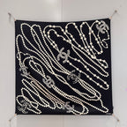 CHANEL 25S SCARF 90 IN SILK 735866