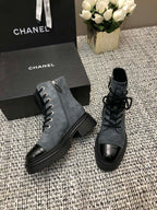 SHORT BOOTS SLATE GREY SUEDE LAMBSKIN
