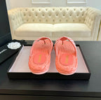 Double C Hottest Knit Flip-Flops Light Pink
