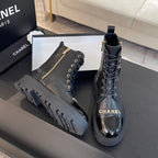 ANKLE BOOTS IN BLACK LAMBSKIN