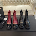 ANKLE BOOTS IN BLACK LAMBSKIN