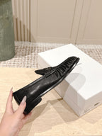 YSL 25S SAINT LAURENT LOAFERS IN BLACK CALFSKIN WITH SMALL LOGO
