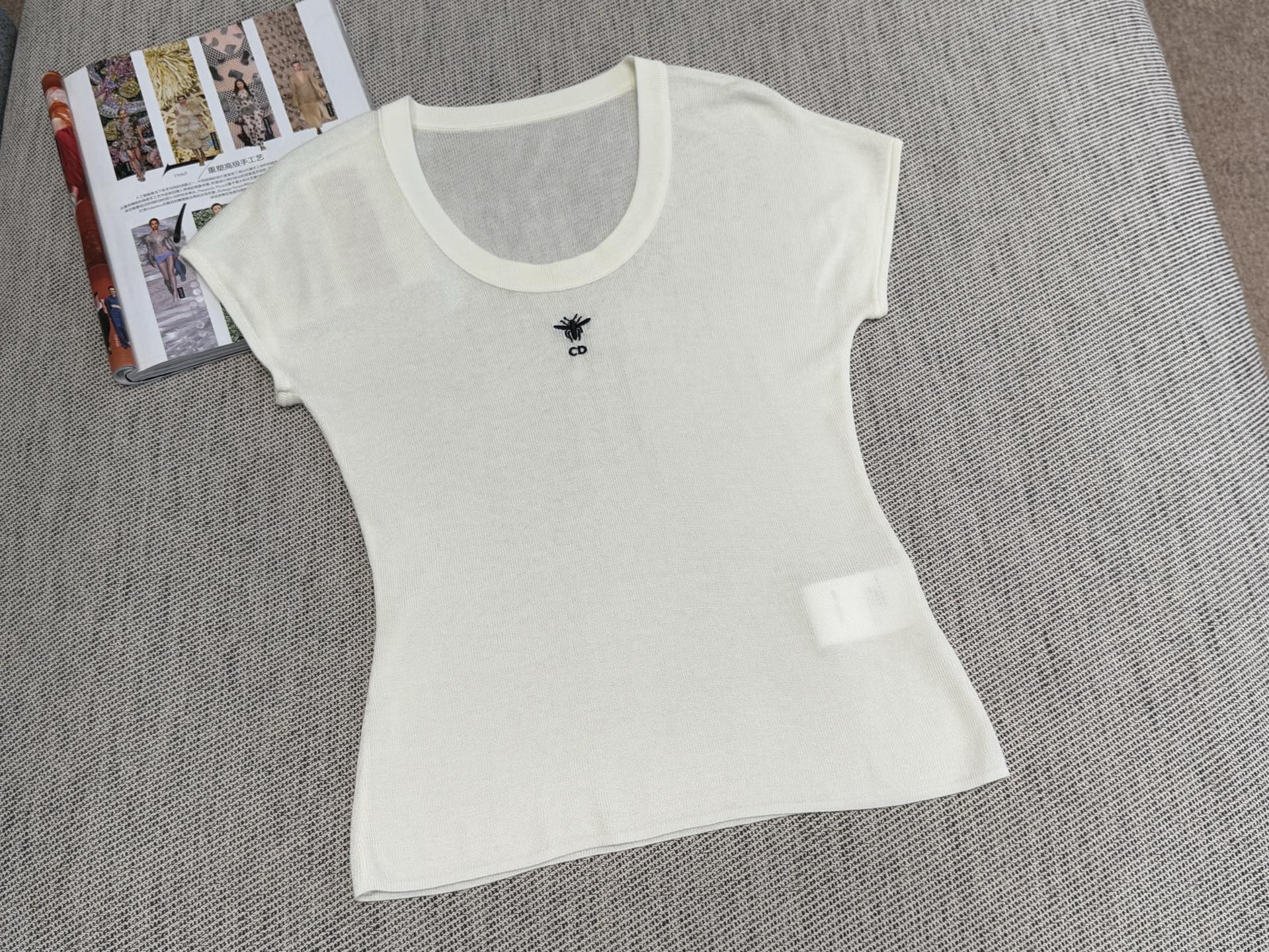 Dior T- Shirt Lenzing Tencel with Mulberry Silk 232713