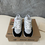 LIGHT GRAY MIX BLACK SNEAKERS COWHIDE