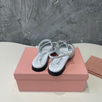 SMALL SQUARE HEAD MARY JANE SANDAL WHITE CALFSKIN