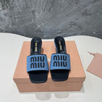 BLACK HIGH HEEL WITH AZURE BLUE STRAPS