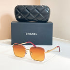 RECTANGULAR SUNGLASSES CH2219 IN METAL