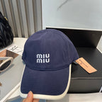 MM BASEBALL CAP IN NAVY BLUE FABRIC STYLE 7