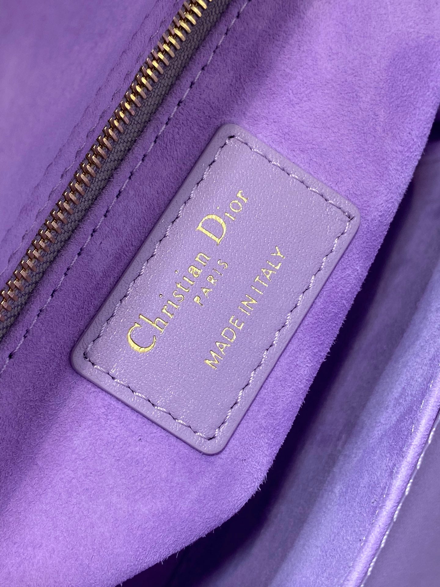 Lady Bag 20cm Violet Lambksin