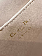 SMALL 20 CARO BACKPACK IN PEACH PINK MACROCANNAGE LAMBSKIN
