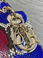 MINI 17 LADY BAG IN COLORFUL SNAKESKIN PATTERN LAMBSKIN 225981