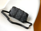 LV Trunk Wallet 22.5 Black Monogram Eclipse Canvas