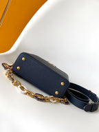 Capucines BB 21cm Bag Royal Blue Cowhide 251675