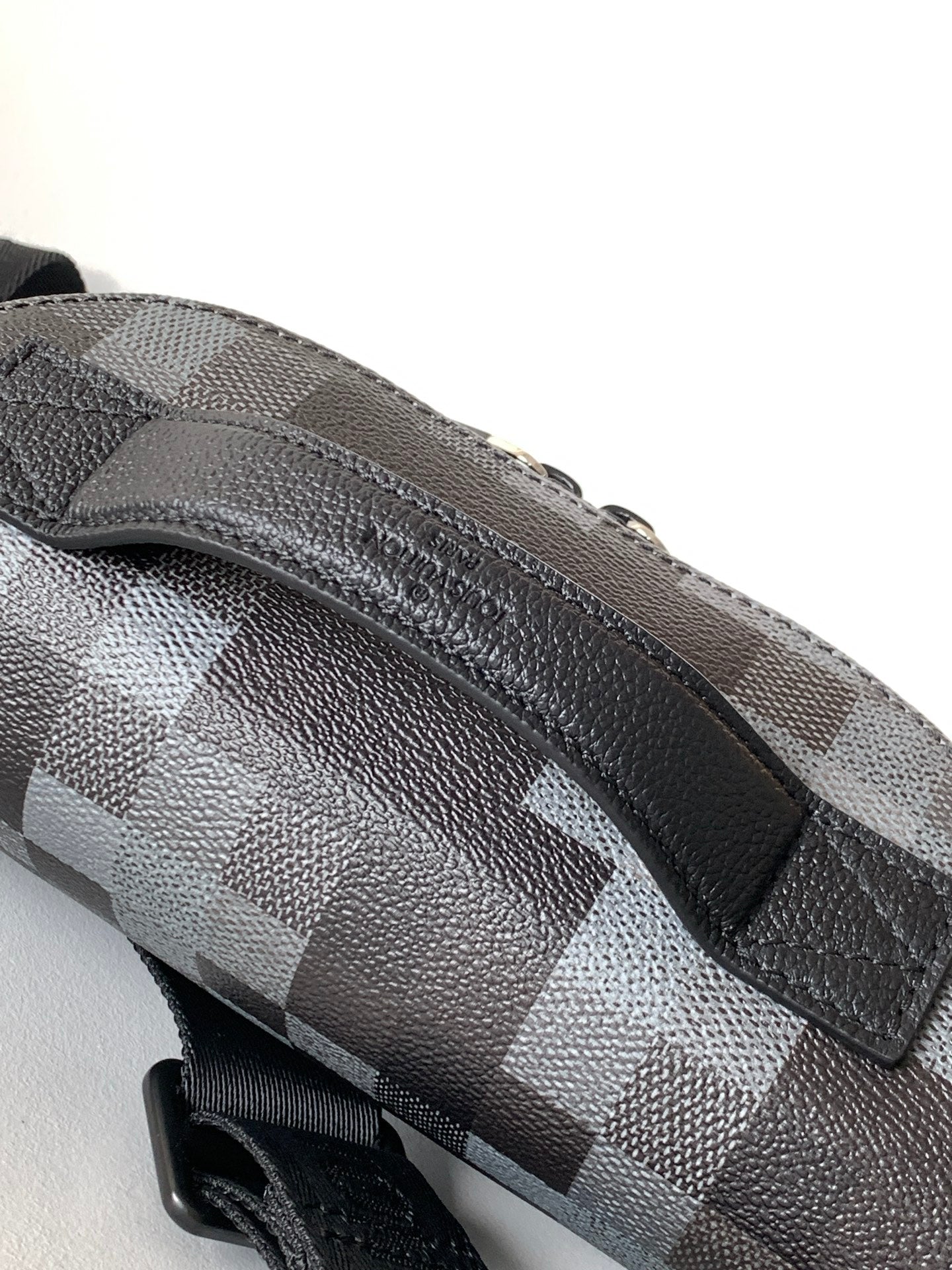 LV M14920 Rush Bumbag Black Damoflage Black Canvas & Cowhide