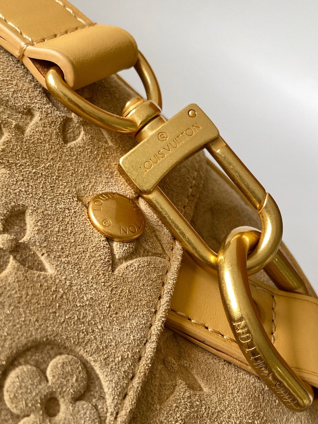 LV M12627 Keepall Bandoulière Cargo 25 Khaki Monogram Canvas & Cowhide GHW