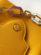 LV M25232 Capucines BB Handbag 21cm Orange Taurillon Cowhide GHW