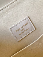 LV M15113 Backpack Monogram Embossed Cowhide Dream Cream GHW