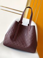 LV All In One PM Burgundy Embossed Monogram Empreinte Cowhide 268416