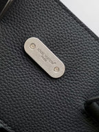 LV Steamer 30 Handbag Black Calfskin