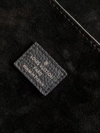 LV Steamer 30 Handbag Black Calfskin