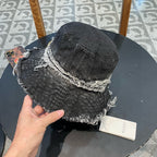 BUCKET HAT IN BLACK DENIM 346894
