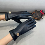 CLASSIC GLOVES IN BLACK LAMBSKIN 355121