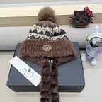 BEANIE HAT IN COLORFUL WOOL 400960