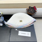 BUCKET HAT IN WHITE LAMB FUR 419468