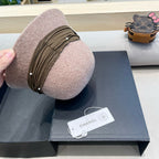 BUCKET HAT IN ROSY BROWN WOOL BLEND 426248