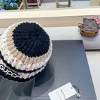 STRIPED KNITTED BUCKET HAT COLORFUL 428100