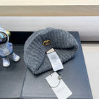 BEANIE HAT IN SHARK GRAY WOOL 434958
