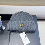 BEANIE HAT IN SHARK GRAY WOOL 434958