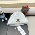 BEANIE HAT IN CLOUD GRAY WOOL 430081