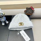 BEANIE HAT IN CLOUD GRAY WOOL 430081