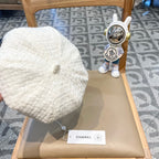 BERET HAT WHITE 431753
