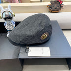 BERET RETRO HAT IN MO GRAY CASHMERE 431370