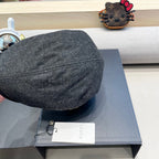 BERET RETRO HAT IN MO GRAY CASHMERE 431370