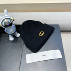 BEANIE HAT IN BLACK WOOL 433460