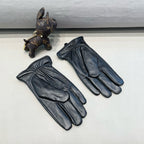 GLOVES IN BLACK LAMBSKIN 435873