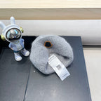 BEANIE HAT IN CLOUD GRAY WOOL 438127