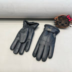 GLOVES IN BLACK LAMBSKIN 445816