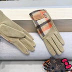 GLOVES IN TORTILLA BROWN MIX COLORFUL WOOL 453749
