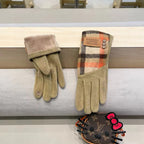 GLOVES IN TORTILLA BROWN MIX COLORFUL WOOL 453749