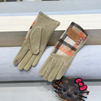 GLOVES IN TORTILLA BROWN MIX COLORFUL WOOL 453749