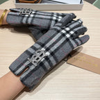 GLOVES IN GRAPHITE GRAY WOOL 463815