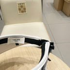 VISOR HAT MODEL 652204 IN GREY AND WHITE FABRIC