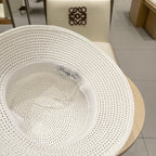 BUCKET HAT 57 CM IN WHITE RAFFIA 653740