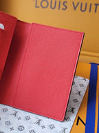 LV x TM Passport Cover Brown Monogram Canvas With Cherry Motif