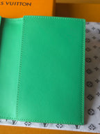 LV M25992 Pocket Organizer Wallet Bamboo Green Taurillon Monogram leather
